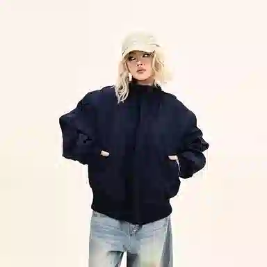 桴生 美式复古设计感百搭休闲夹克 女款