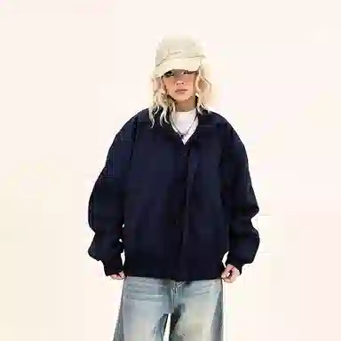 桴生 美式复古设计感百搭休闲夹克 女款