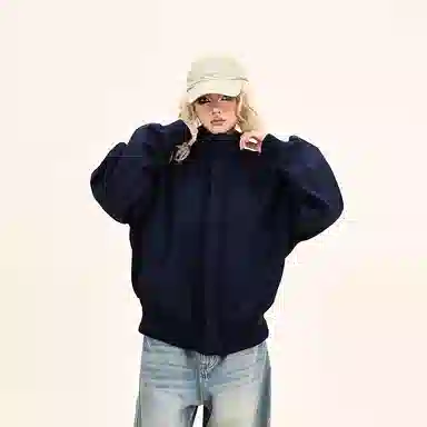 桴生 美式复古设计感百搭休闲夹克 女款