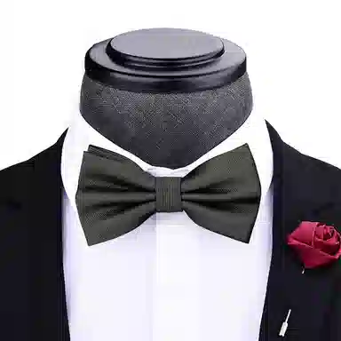 啄木鸟 纯色 结婚领结 婚礼西装衬衣礼服 蝴蝶结 领带 男款