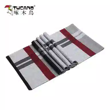 啄木鸟 时尚休闲格纹秋冬季加厚保暖围脖含针织 羊毛混纺 围巾 男女同款情侣款