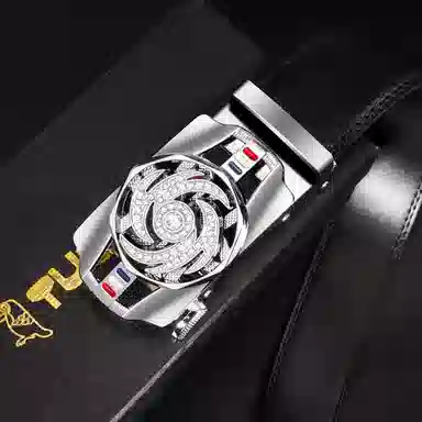 TUCANO Rotating Buckle Leather Belt 3.5cm