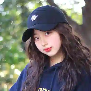 啄木鸟 简约休闲韩版时尚字母刺绣棒球帽大头围显脸小户外舒适软顶学院风遮阳防晒素颜 棉 聚酯纤维 鸭舌帽 男女同款情侣款