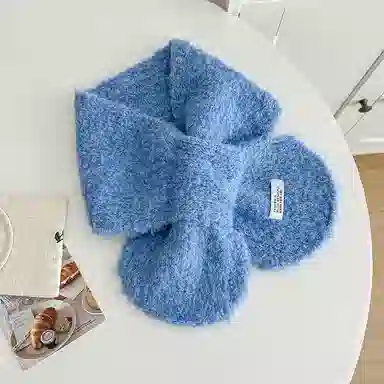 啄木鸟 羊毛韩系时尚百搭保暖加厚防寒百变氛围感显肤白针织 羊毛 绒线围巾 男女同款情侣款