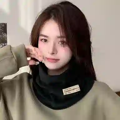 【秋冬必备】 啄木鸟 秋冬加厚保暖围脖面罩包头帽高颜值滑雪骑行挂耳面罩帽子两件组合 德绒 绒线帽 男女同款情侣款