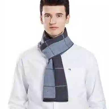 【礼赠保暖佳品】 啄木鸟 【精装】时尚百搭英伦风围脖秋冬季加厚保暖防寒含羊毛针织 围巾 男女同款情侣款