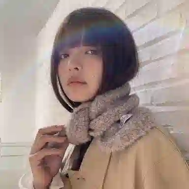 啄木鸟 羊毛韩系时尚百搭保暖加厚防寒百变氛围感显肤白针织 羊毛 绒线围巾 男女同款情侣款