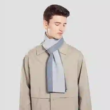 【礼赠保暖佳品】 啄木鸟 【精装】时尚百搭英伦风围脖秋冬季加厚保暖防寒含羊毛针织 围巾 男女同款情侣款