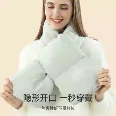 啄木鸟 简约百搭纯色加厚款秋冬季保暖防寒护颈高级感 绒线围巾 男女同款情侣款