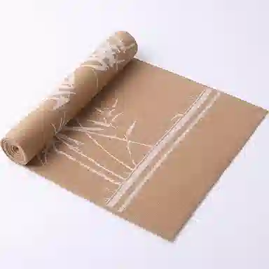 啄木鸟 国潮墨竹写意 冬季保暖文艺潮款 绒线围巾 男女同款情侣款