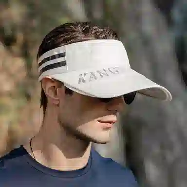 啄木鸟 户外运动大帽檐空顶帽子男骑行防紫外线伸缩抽拉檐遮阳帽子女 聚酯纤维 防晒帽 男女同款情侣款