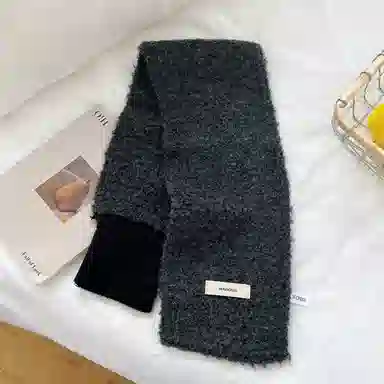 【通勤出街神器】 啄木鸟 圈圈羊毛秋冬季保暖防寒交叉懒人便捷围脖日韩时尚百搭 尼龙 绒线围巾 女款