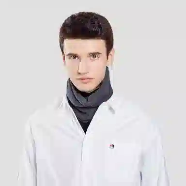 啄木鸟 户外骑行运动秋冬季简约百搭脖套加厚保暖围巾防寒护颈多功能面罩套头帽运动保暖神器 羊毛 围脖 男女同款情侣款