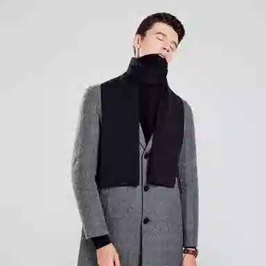 【礼赠保暖佳品】 啄木鸟 【精装】时尚百搭英伦风围脖秋冬季加厚保暖防寒含羊毛针织 围巾 男女同款情侣款