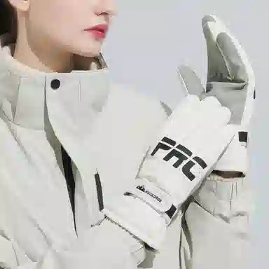 啄木鸟 冬季滑雪加绒加厚保暖可触屏摩托车骑行防风防泼水防风抗寒户外防雨 聚酯纤维 手套 男女同款情侣款