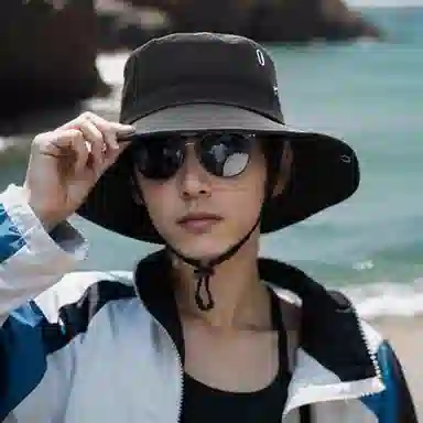 啄木鸟 西部爬山沙漠户外遮阳徒步钓鱼 聚酯纤维 防晒帽 男女同款情侣款