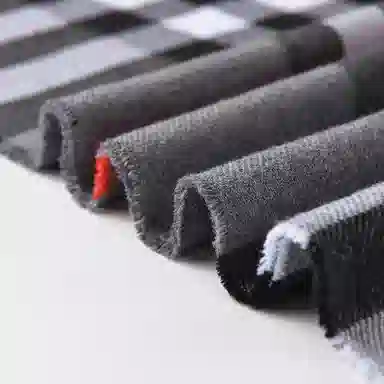 啄木鸟 英伦风经典百搭仿羊绒秋冬季保暖防寒时尚黑白格纹披肩户外防风骑行学生围脖脖套 绒线围巾 男女同款情侣款