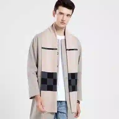 【礼赠保暖佳品】 啄木鸟 【精装】时尚百搭英伦风围脖秋冬季加厚保暖防寒含羊毛针织 围巾 男女同款情侣款