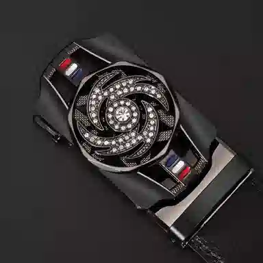 TUCANO Rotating Buckle Leather Belt 3.5cm