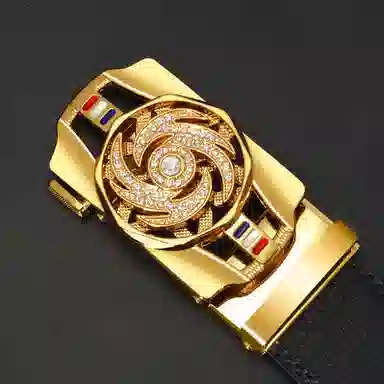 TUCANO Rotating Buckle Leather Belt 3.5cm