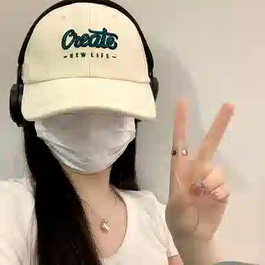 啄木鸟 韩版大头围显脸小刺绣字母棒球帽户外防紫外线遮阳防晒帽 棉 鸭舌帽 男女同款情侣款