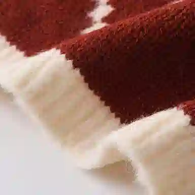 啄木鸟 韩版毛茸茸显脸小学生仿羊绒百搭长款高级感穿搭防寒保暖加厚针织时尚双面潮流 绒线围巾 男女同款情侣款