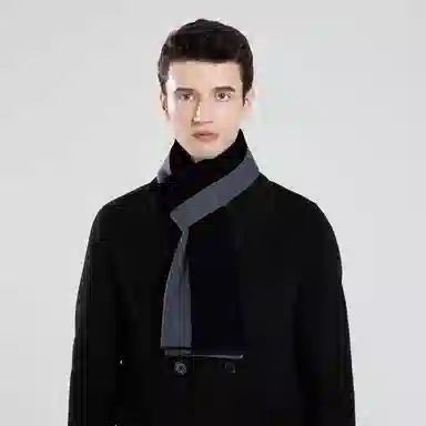 【礼赠保暖佳品】 啄木鸟 【精装】时尚百搭英伦风围脖秋冬季加厚保暖防寒含羊毛针织 围巾 男女同款情侣款