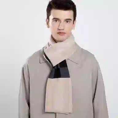 【礼赠保暖佳品】 啄木鸟 【精装】时尚百搭英伦风围脖秋冬季加厚保暖防寒含羊毛针织 围巾 男女同款情侣款