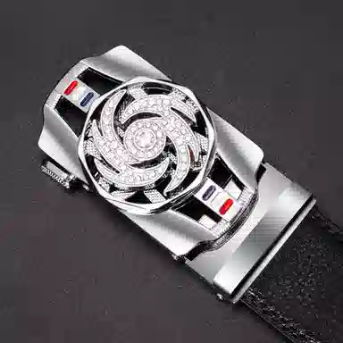 TUCANO Rotating Buckle Leather Belt 3.5cm