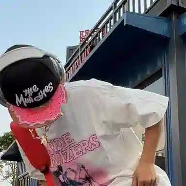 啄木鸟 创意缺口甜甜圈嘻哈说唱街头刺绣平顶平檐 涤棉 棒球帽 男女同款情侣款