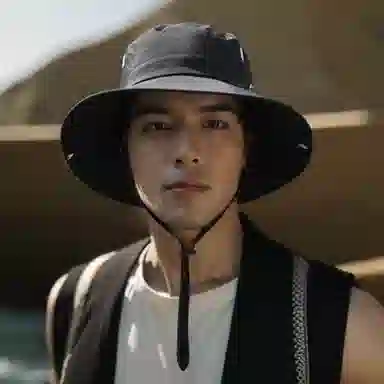 啄木鸟 西部爬山沙漠户外遮阳徒步钓鱼 聚酯纤维 防晒帽 男女同款情侣款