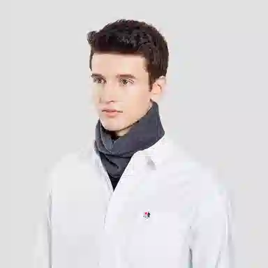 啄木鸟 户外骑行运动秋冬季简约百搭脖套加厚保暖围巾防寒护颈多功能面罩套头帽运动保暖神器 羊毛 围脖 男女同款情侣款