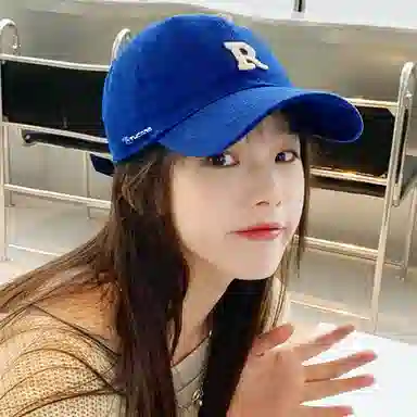 啄木鸟 玫瑰粉显肤白棒球帽大头围显脸小遮脸  时尚字母刺绣 棉 鸭舌帽 女款 青春靓丽百搭太阳帽