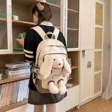 菲姿卓尔 可爱卡通玩偶 尼龙 双肩包 女款 多色