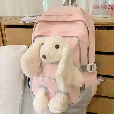 菲姿卓尔 可爱卡通玩偶 尼龙 双肩包 女款 多色