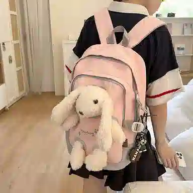 菲姿卓尔 可爱卡通玩偶 尼龙 双肩包 女款 多色