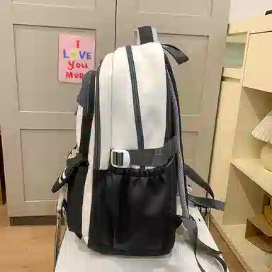 菲姿卓尔 大容量撞色 尼龙 双肩包 男女同款情侣款 多色