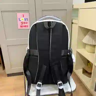 菲姿卓尔 大容量撞色 尼龙 双肩包 男女同款情侣款 多色