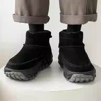 BrandName Classic Suede Snow Boots