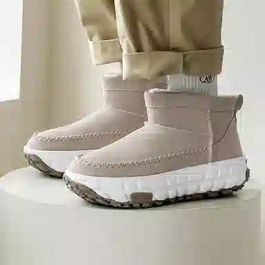 BrandName Classic Suede Snow Boots