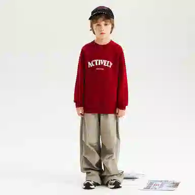 青蛙王子 亲肤百搭圆领舒适毛衣 儿童款