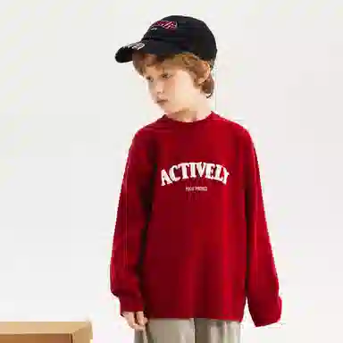 青蛙王子 亲肤百搭圆领舒适毛衣 儿童款