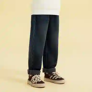 青蛙王子 复古轻盈舒适柔软牛仔裤 蓝色系 青少年