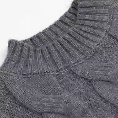 青蛙王子 时尚洋气落肩字母印花长袖毛衣 中小童