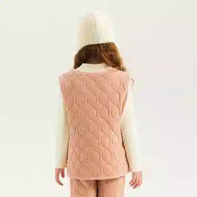 青蛙王子 柔软亲肤加厚纯色马甲 中小童