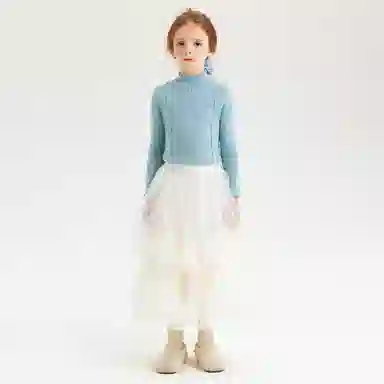 青蛙王子 条纹舒适柔软百搭毛衣 儿童款