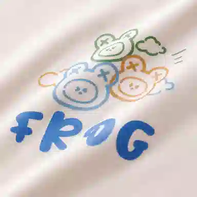 青蛙王子 时尚洋气圆领插肩拼色内衣套装儿童款