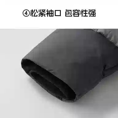 青蛙王子 时尚拼色拉链连帽保暖长袖羽绒服 中小童