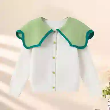 青蛙王子 时尚柔软亲肤轻盈百搭清新毛衣 儿童款