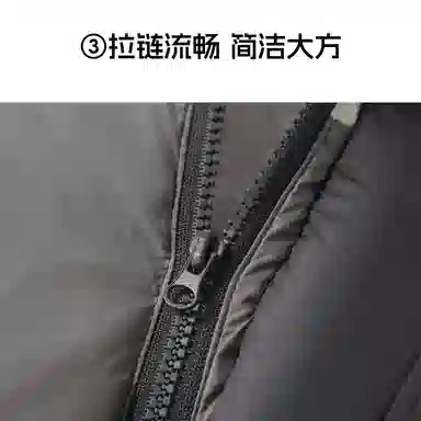 青蛙王子 时尚拼色拉链连帽保暖长袖羽绒服 中小童